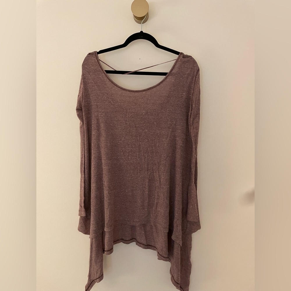 Free People Sweater High Low - Purple - S
